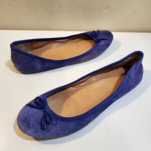 J. Crew Flat Velvet Shoes size 9.5